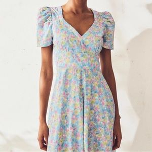 LoveShackFancy Hutchinson Midi Dress
